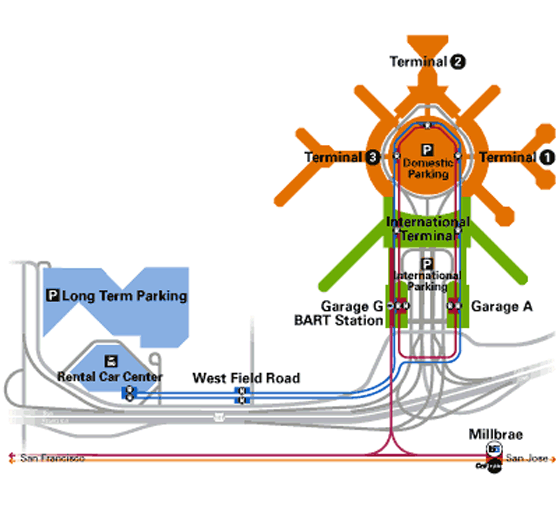 AirTrain Map